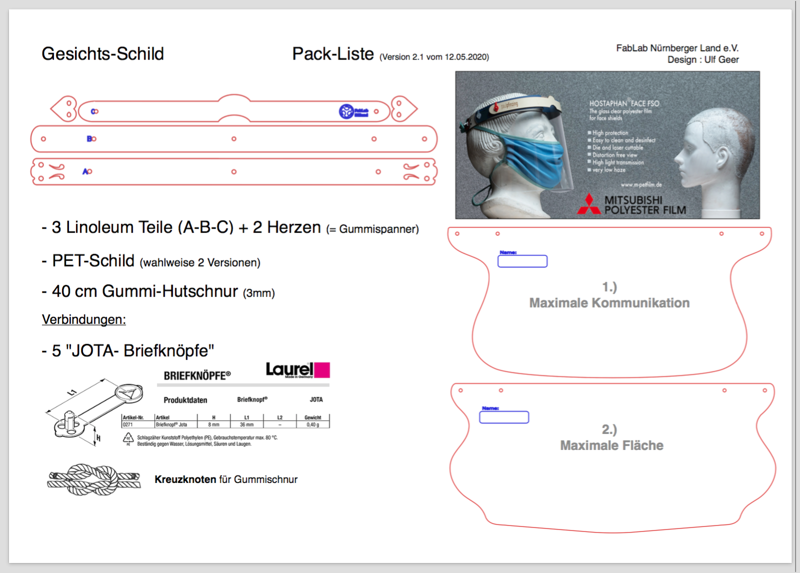 Packliste Vorschau